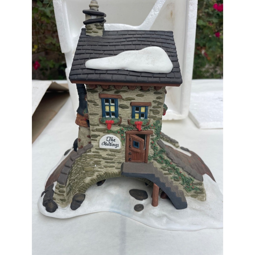 DEPT 56 DICKENS' VILLAGE SERIES THE MALTINGS. Heritage Collection Box, Light